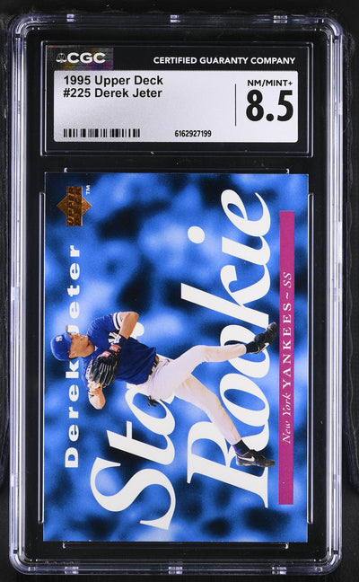 1995 Upper Deck #225 Derek Jeter Star Rookie CGC 8.5