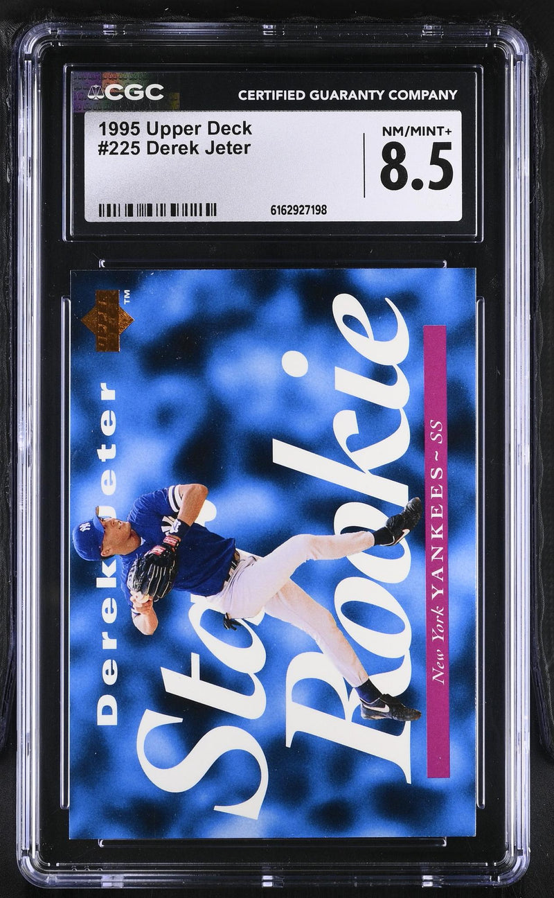 1995 Upper Deck #225 Derek Jeter Star Rookie CGC 8.5