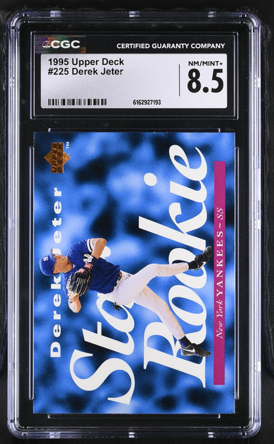 1995 #225 Derek Jeter Star Rookie CGC 8.5