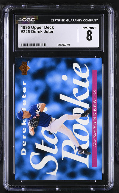 1995 #225 Derek Jeter Star Rookie CGC 8