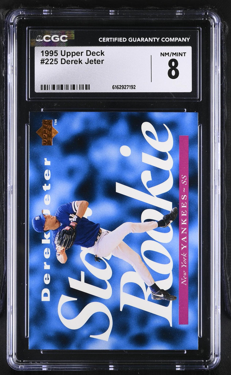 1995 #225 Derek Jeter Star Rookie CGC 8