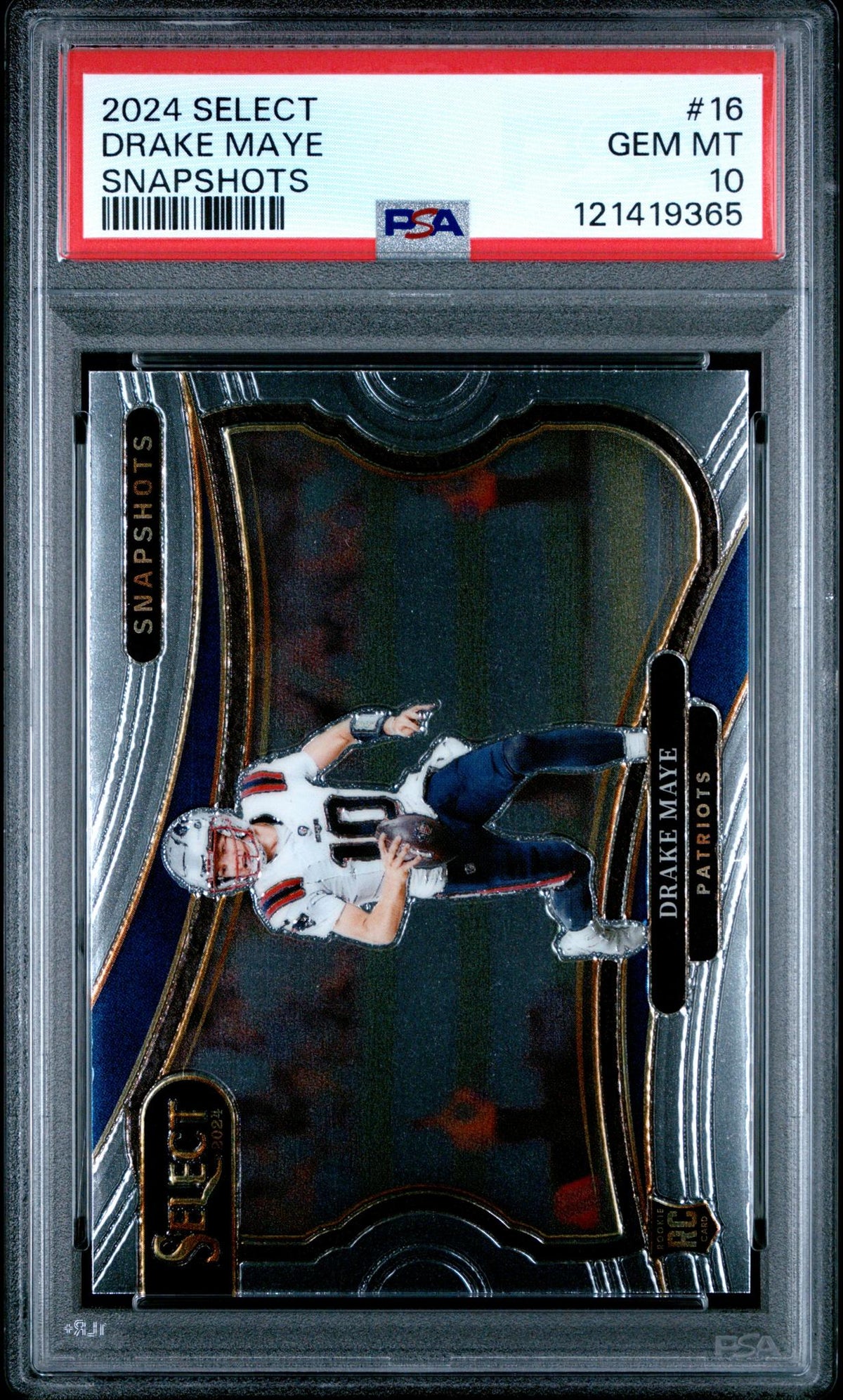 2024 Panini Select Drake Maye #16 PSA 10