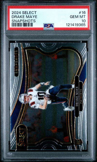 2024 Select Snapshots Drake Maye #16 PSA 10