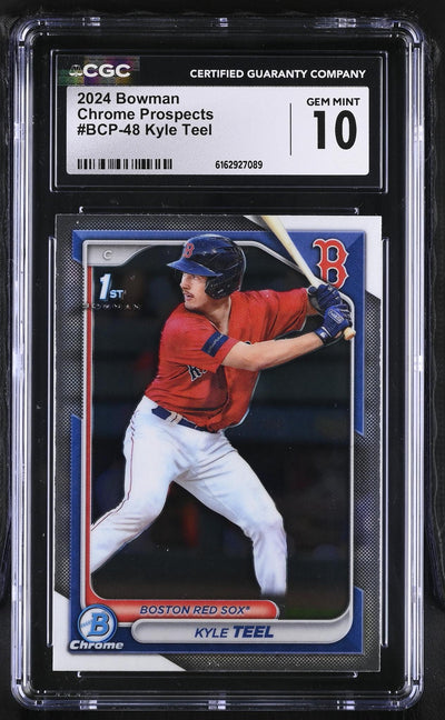 2024 Bowman Chrome #BCP-48 Kyle Teel Bowman Chrome Prospects CGC 10