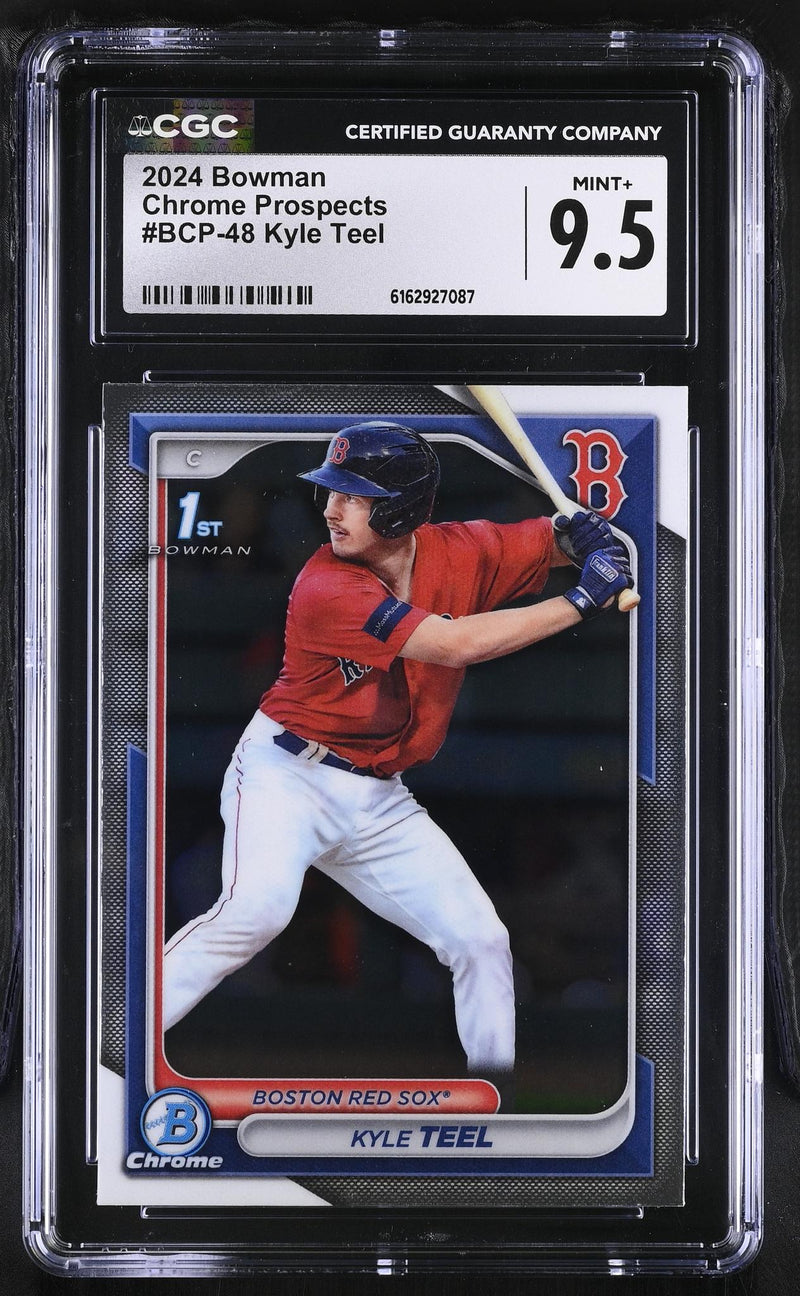 2024 Bowman Chrome #BCP-48 Kyle Teel Chrome Prospects CGC 9.5
