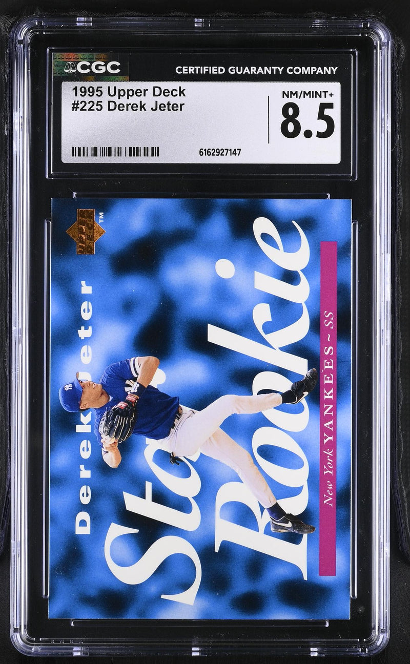 1995 Upper Deck #225 Derek Jeter Star Rookie CGC 8.5