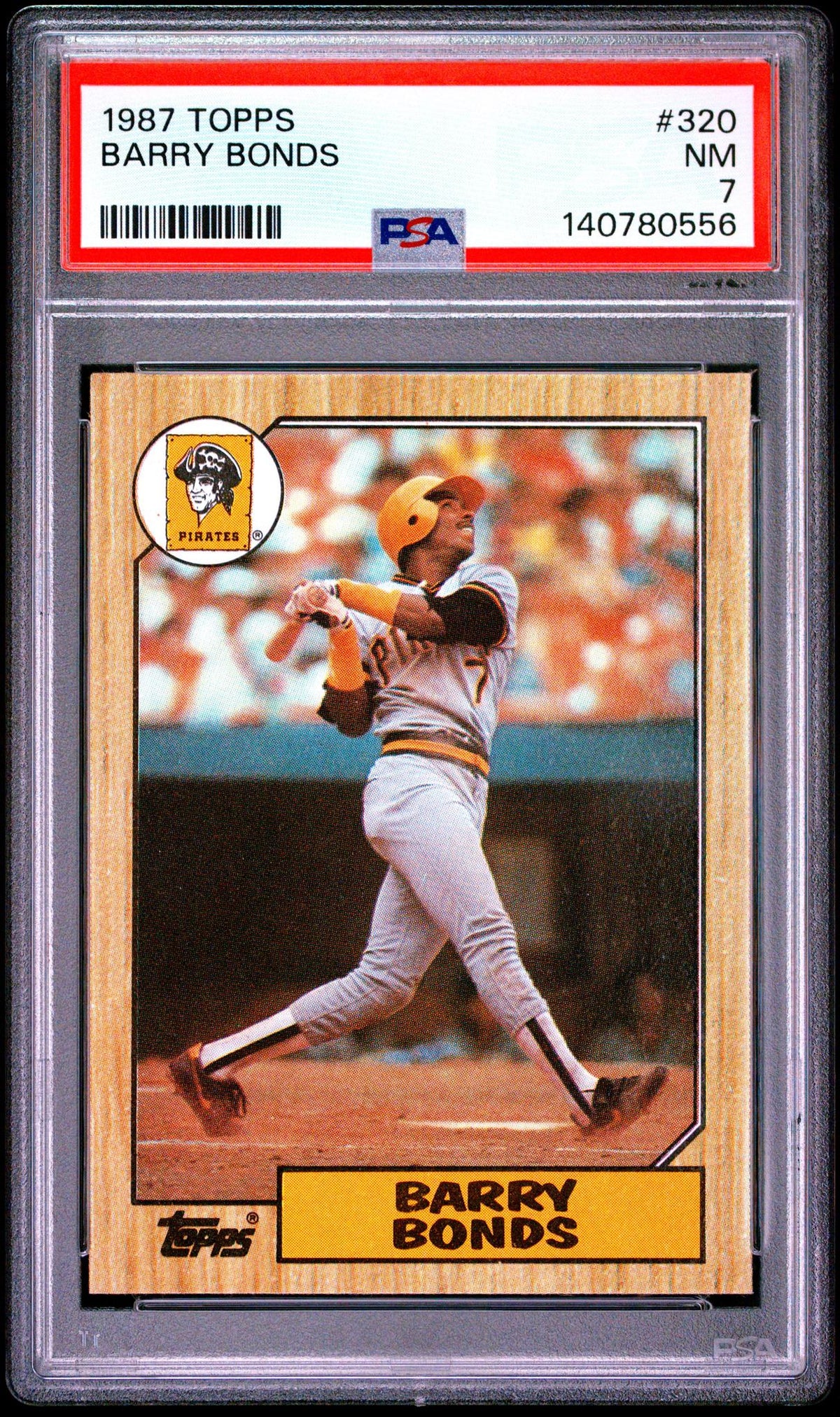 1987 Topps Barry Bonds #320 PSA 7