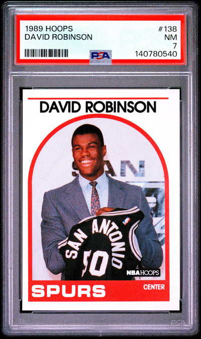 1989 Hoops David Robinson #138 PSA 7