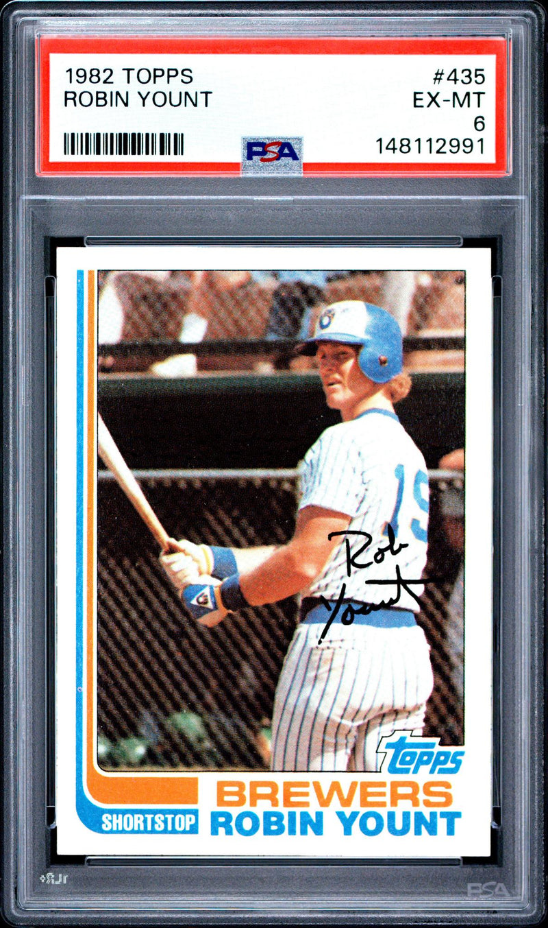 1982 Topps Robin Yount #435 PSA 6