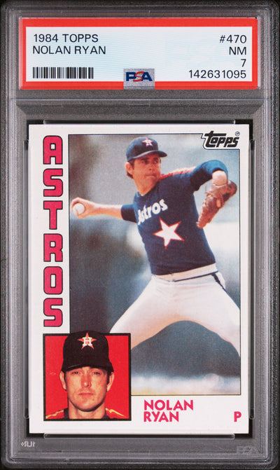 1984 Topps Nolan Ryan #470 PSA 7