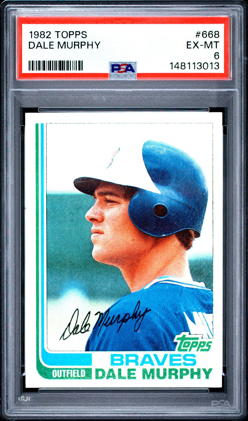 1982 Topps Dale Murphy #668 PSA 6