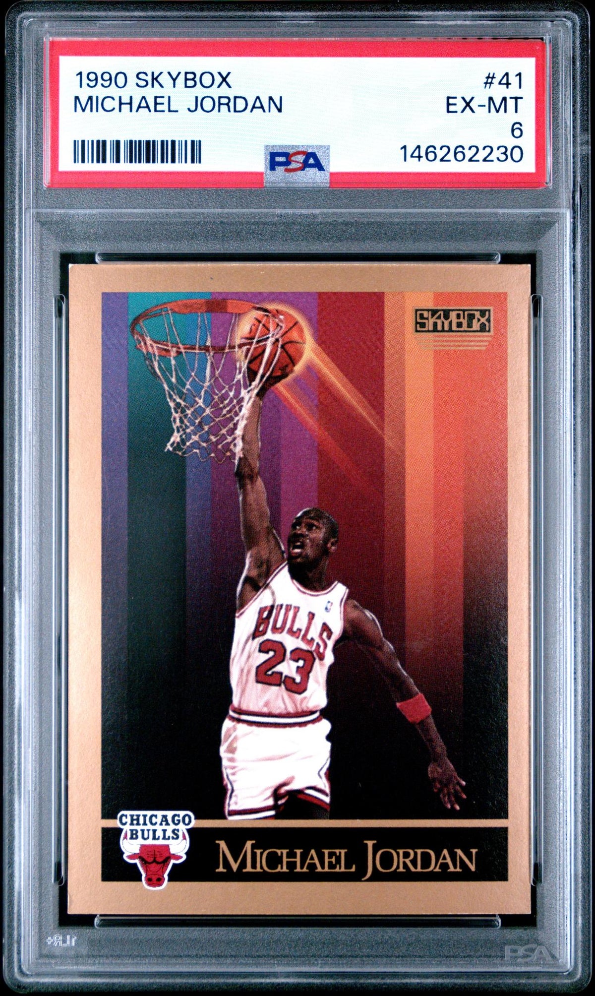 1990 Skybox Michael Jordan #41 PSA 6