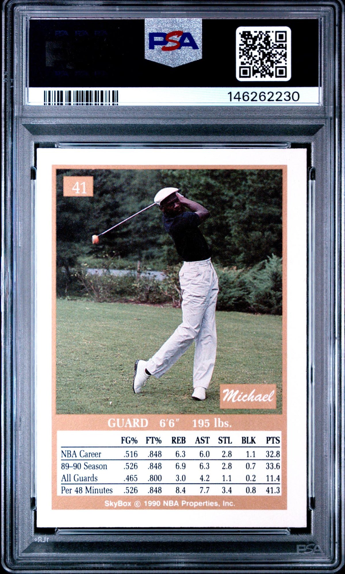 1990 Skybox Michael Jordan #41 PSA 6