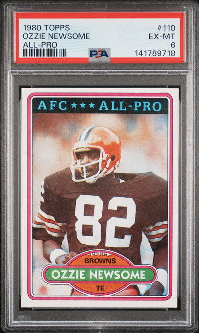 1980 Topps Ozzie Newsome #110 PSA 6