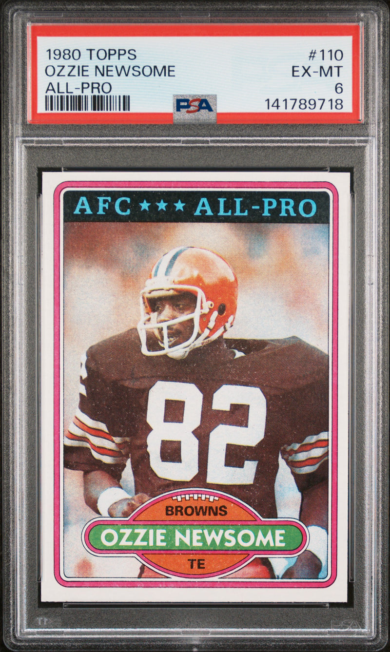 1980 Topps Ozzie Newsome #110 PSA 6