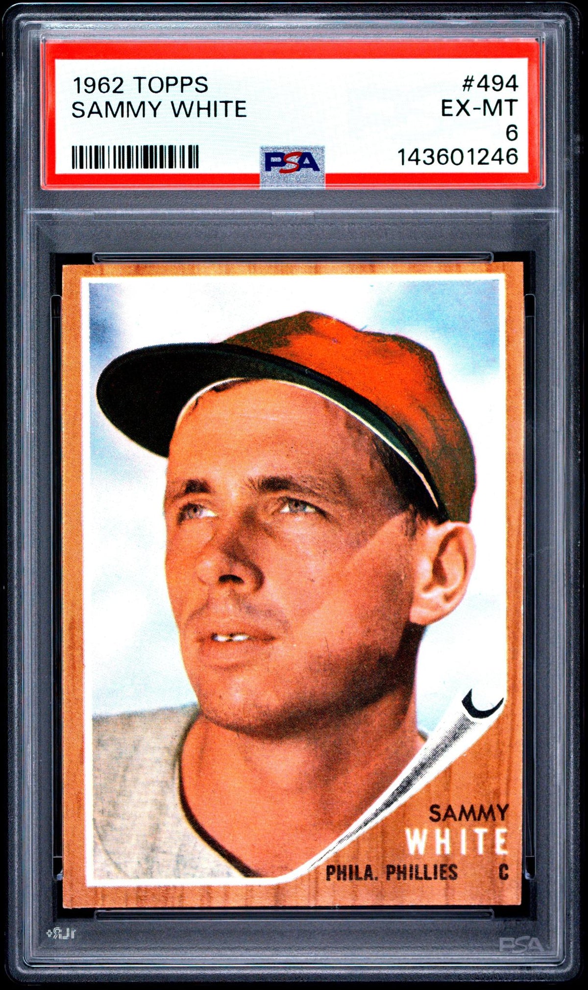 1962 Topps Sammy White #494 PSA 6