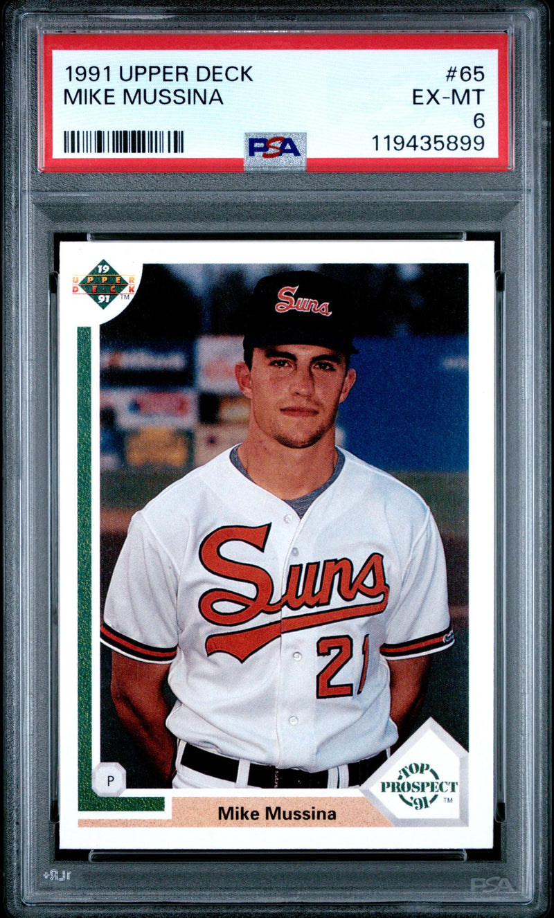 1991 Upper Deck Mike Mussina #65 PSA 6