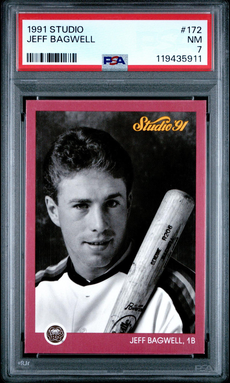 1991 Studio Jeff Bagwell #172 PSA 7