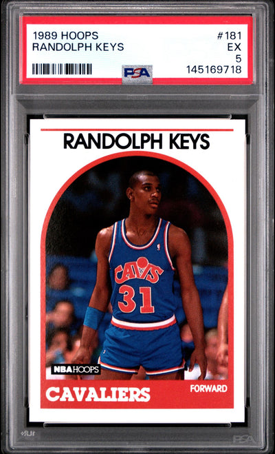 1989 Hoops Randolph Keys #181 PSA 5