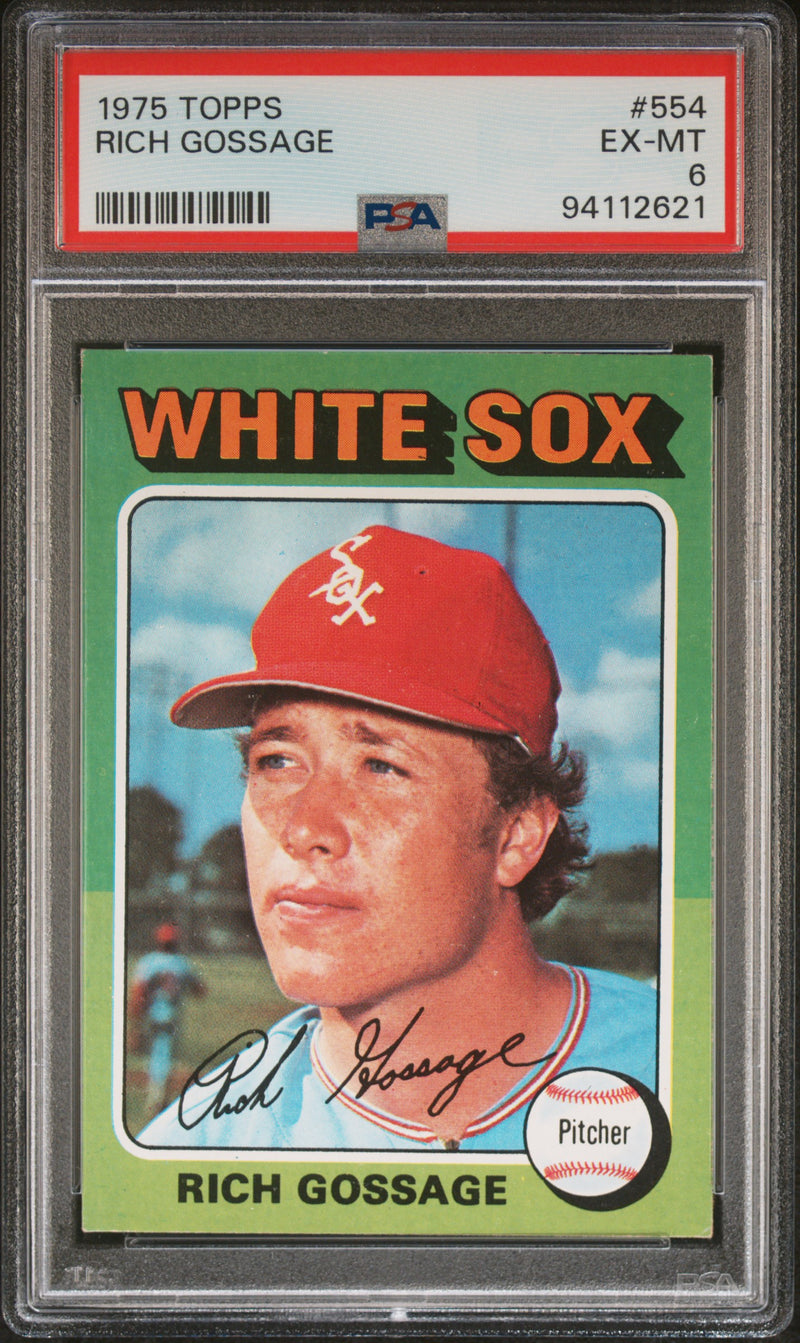 1975 Topps Rich Gossage #554 PSA 6