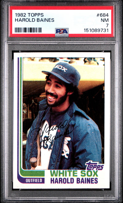 1982 Topps Harold Baines #684 PSA 7