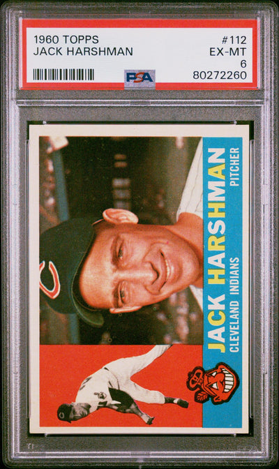 1960 Topps Jack Harshman #112 PSA 6