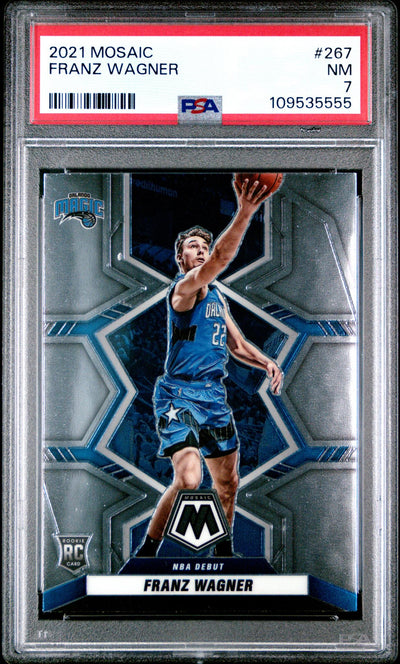 2021 Panini Mosaic Franz Wagner #267 PSA 7