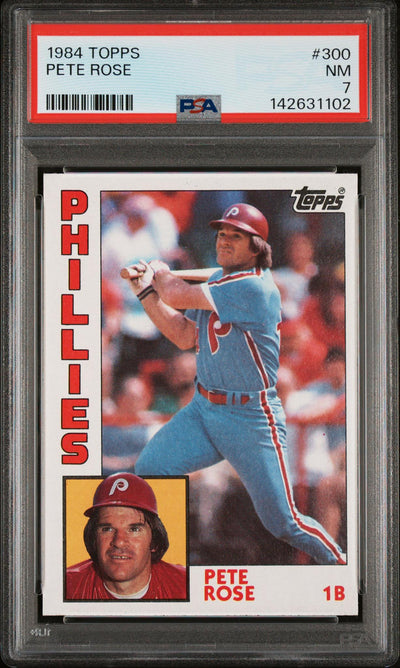 1984 Topps Pete Rose #300 PSA 7