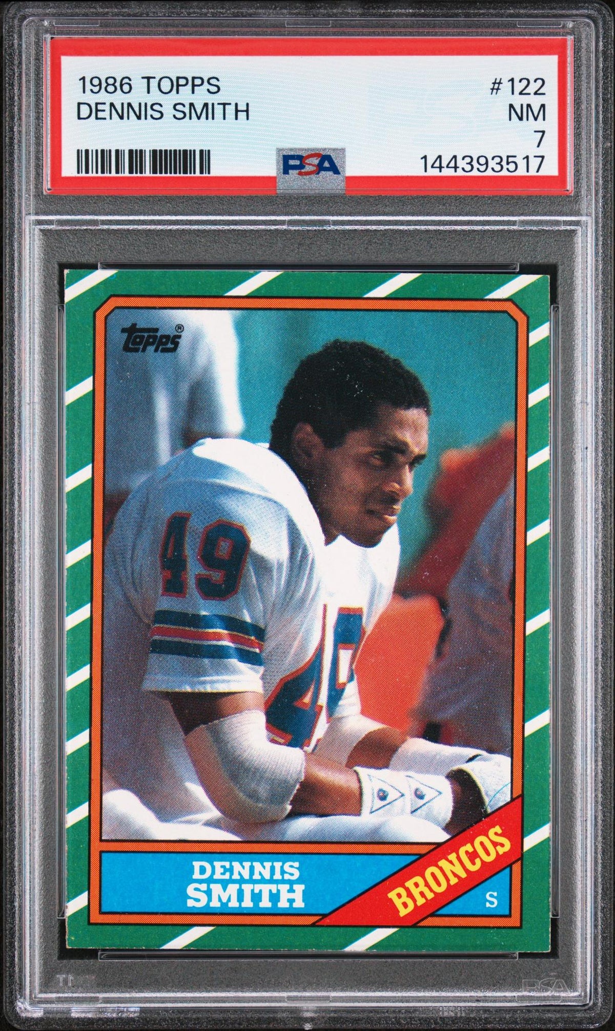 1986 Topps Dennis Smith #122 PSA 7