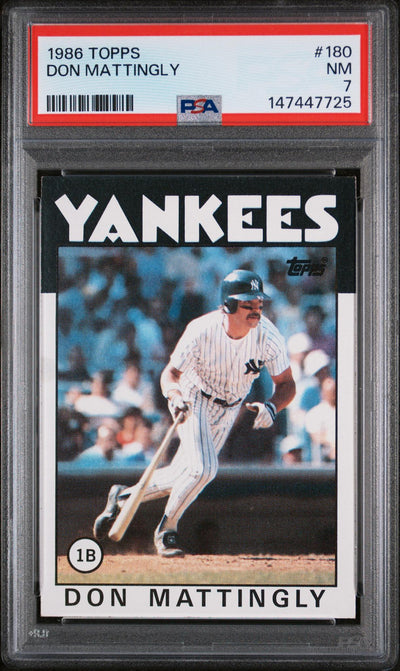 1986 Topps Don Mattingly #180 PSA 7