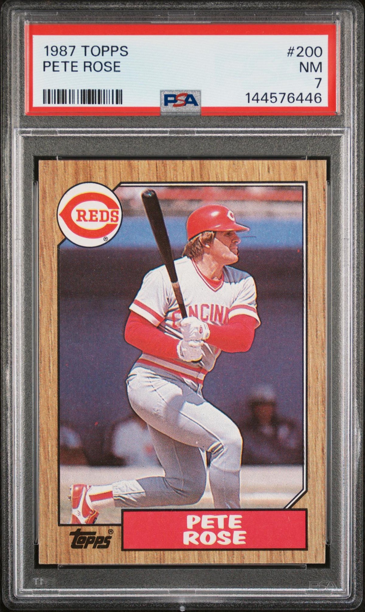 1987 Topps Pete Rose #200 PSA 7