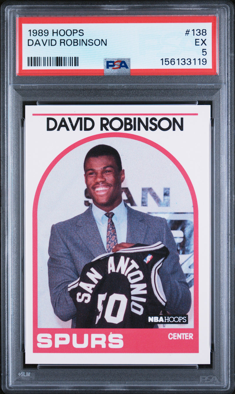 1989 Hoops David Robinson #138 PSA 5