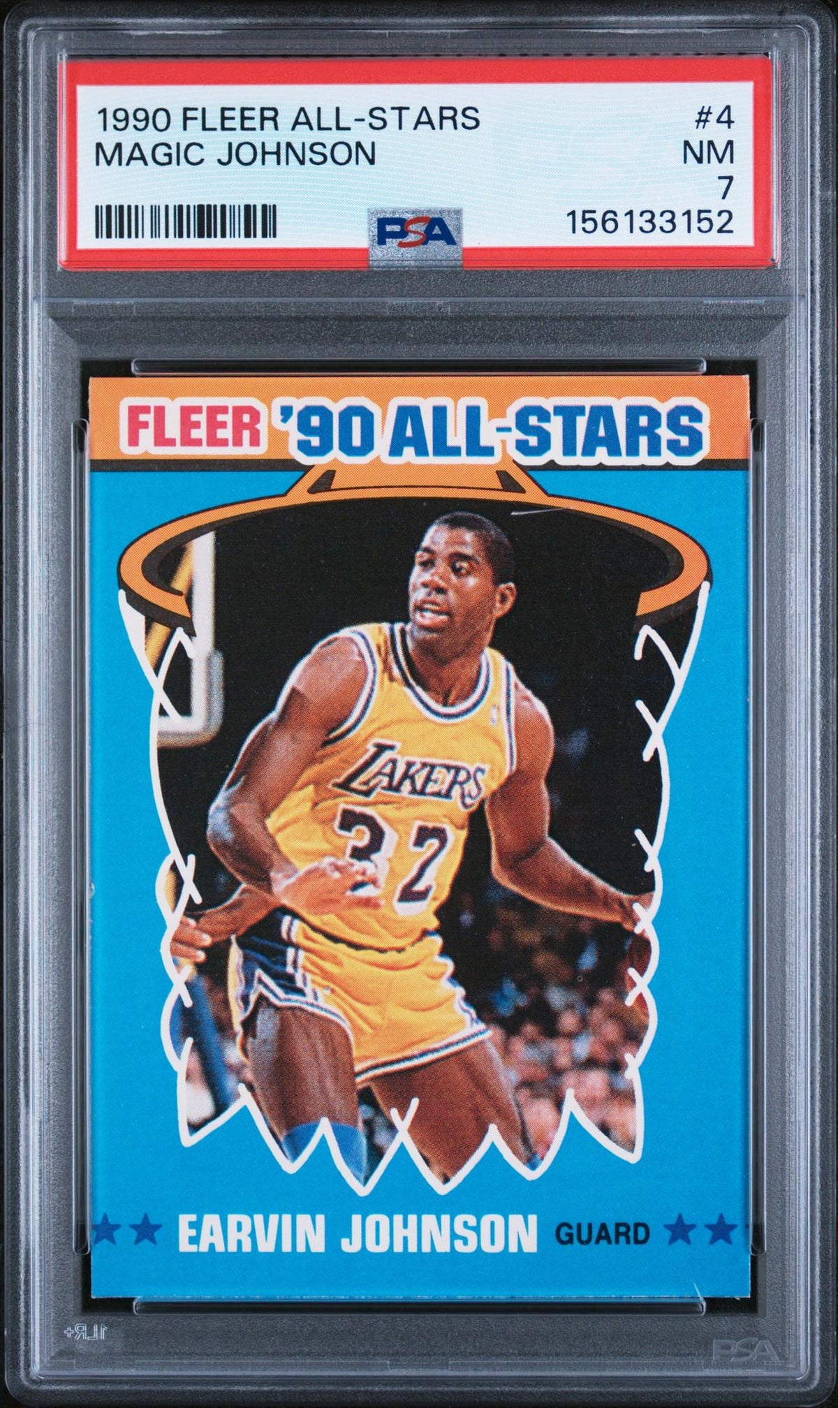 1990 Fleer All-Stars Magic Johnson #4 PSA 7