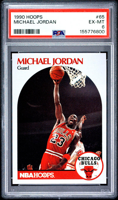 1990 Hoops Michael Jordan #65 PSA 6