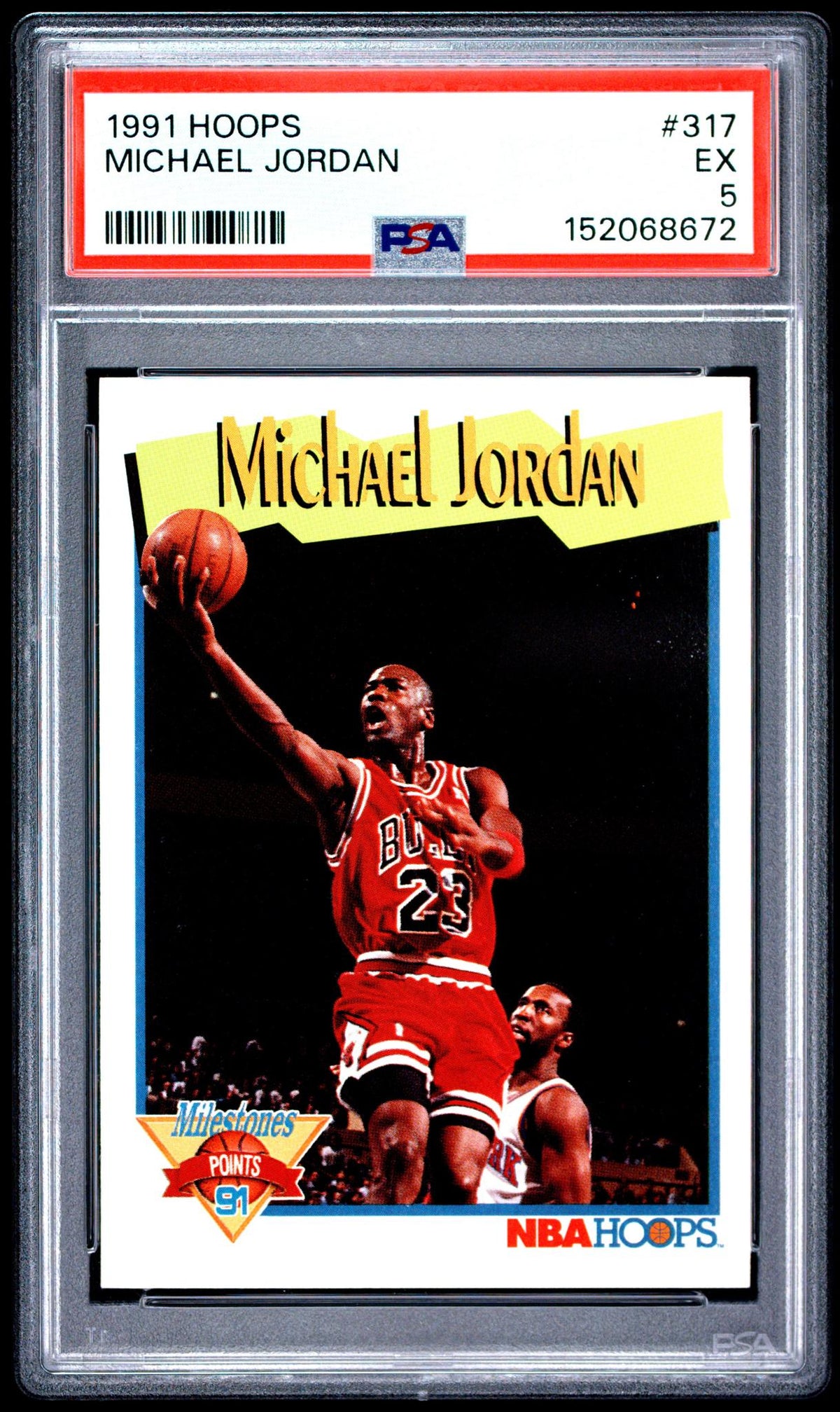 1991 Hoops Michael Jordan #317 PSA 5