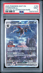 2025 Pokemon Scarlet and Violet White Flare Special Illustration Rare Hydreigon Ex #169 PSA 9