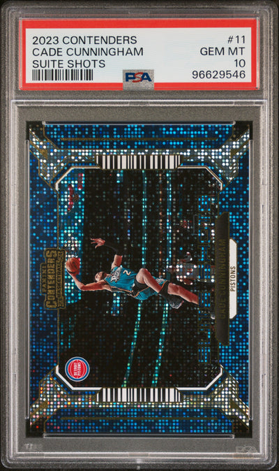 2023 Contenders Suite Shots Cade Cunningham #11 PSA 10