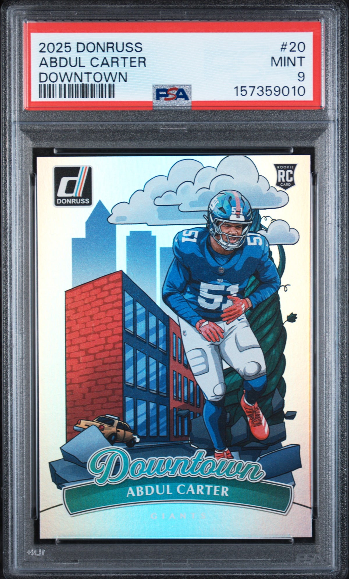 2025 Donruss Downtown Abdul Carter #20 PSA 9