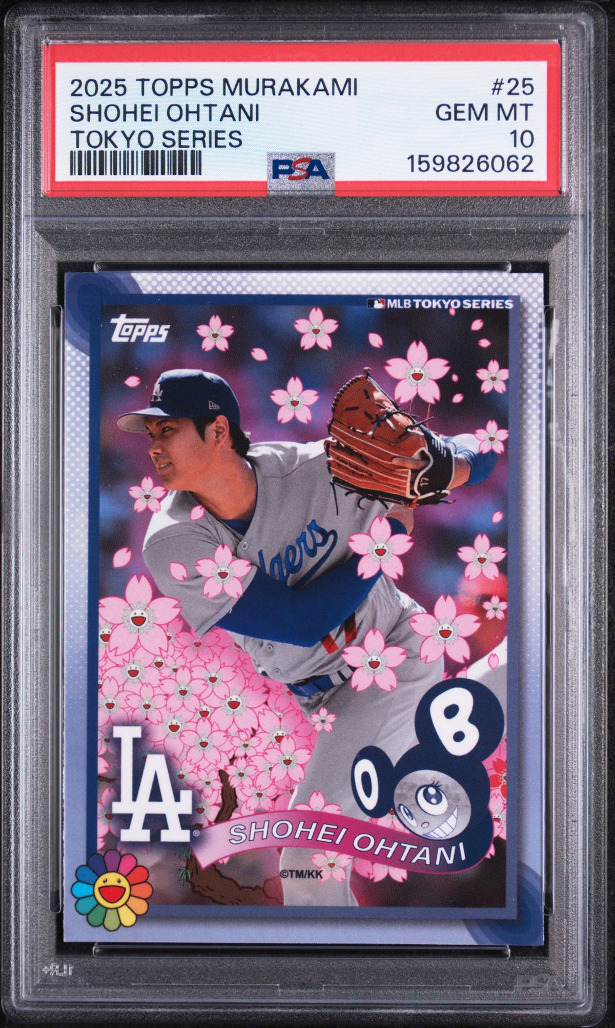 2025 Topps Takashi Murakami MLB World Tour Tokyo Series Shohei Ohtani #25 PSA 10