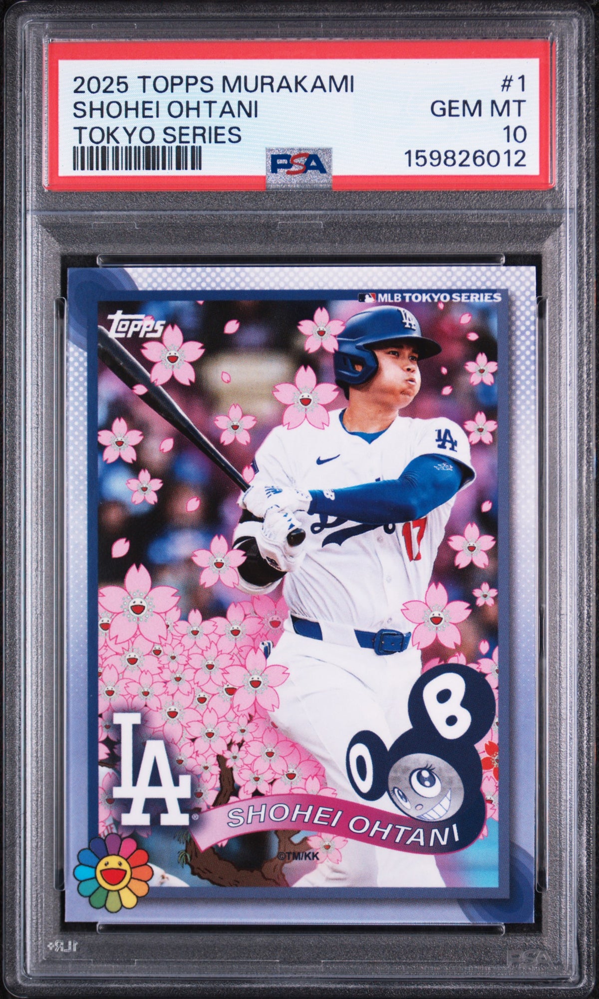 2025 Topps Takashi Murakami MLB World Tour Tokyo Series Shohei Ohtani #1 PSA 10