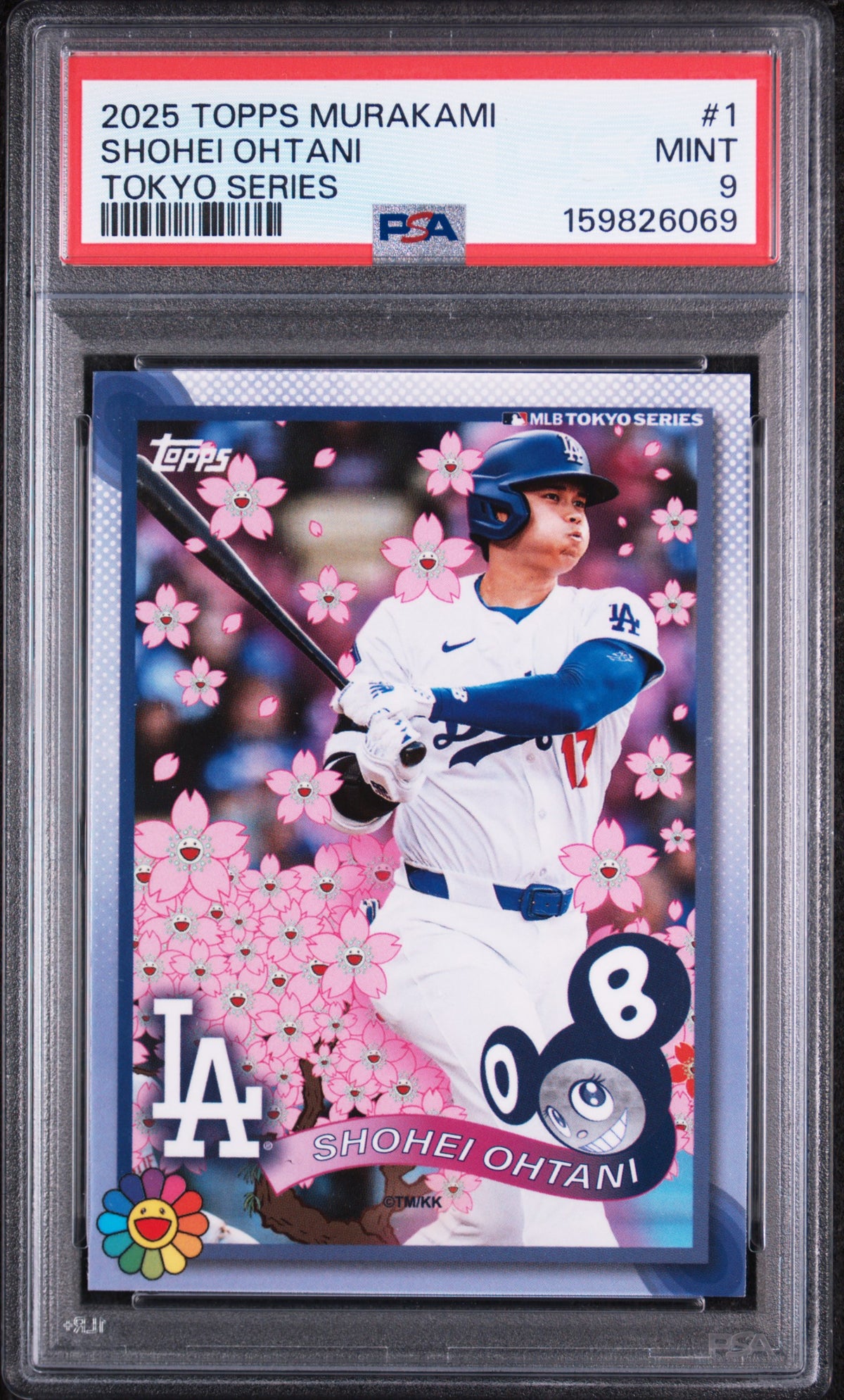 2025 Topps Takashi Murakami MLB World Tour Tokyo Series Shohei Ohtani #1 PSA 9