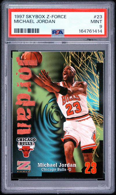 1997 Skybox Z-Force Michael Jordan #23 PSA 9
