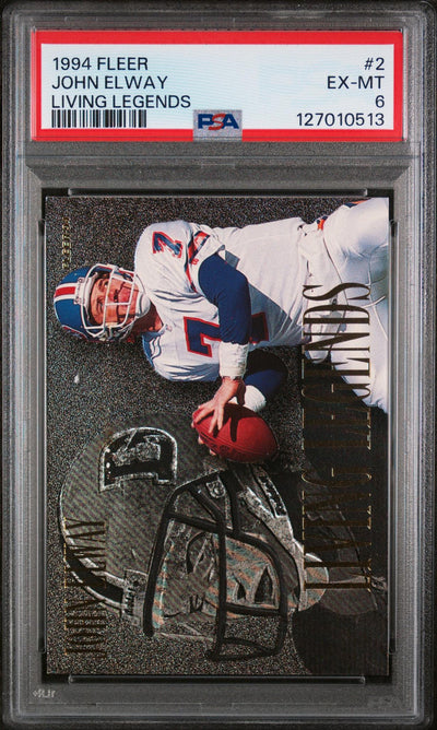 1994 Fleer Living Legends John Elway #2 PSA 6