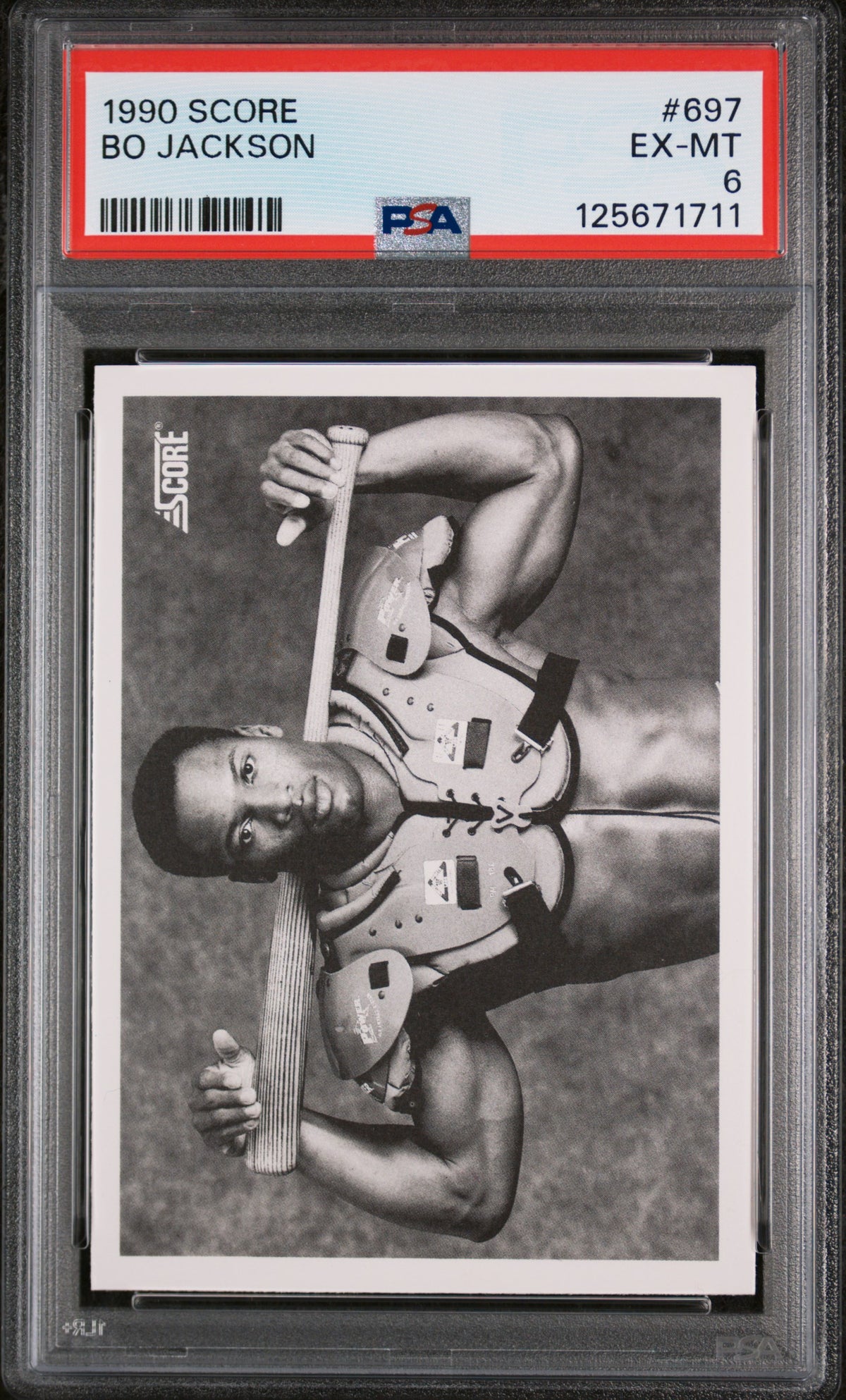1990 Score Bo Jackson #697 PSA 6