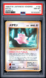 2001 Pokemon Vending Series 2 Ditto #132 PSA 8