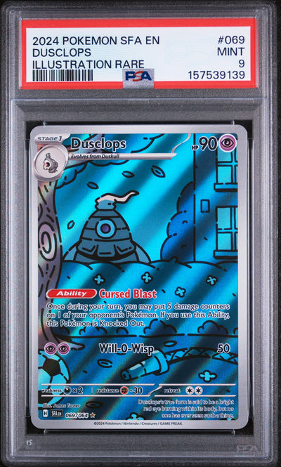 2024 Pokemon Shrouded Fable Illustration Rare Dusclops #069 PSA 9