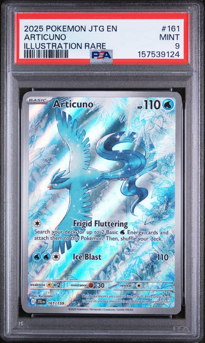 Pokémon JTG EN Articuno #161 Illustration Rare PSA 9