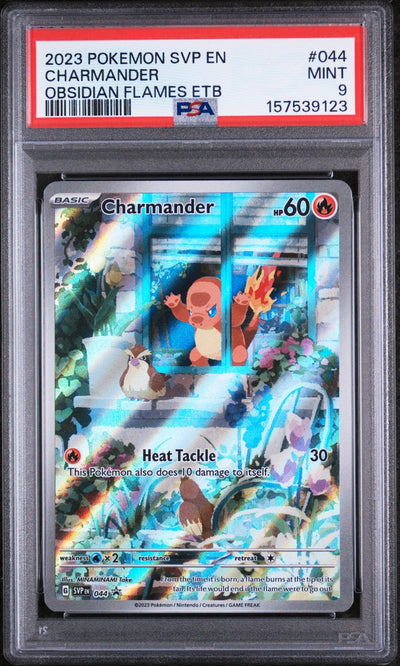 Pokémon Obsidian Flames ETB Charmander #044 PSA 9