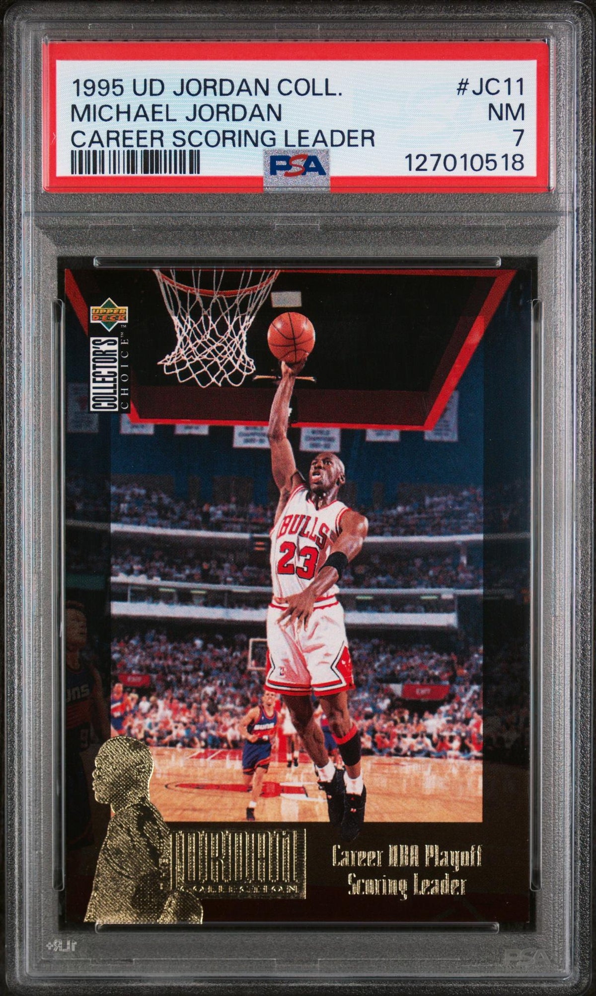 1995 Collector's Choice Jordan Collection Michael Jordan #JC11 PSA 7