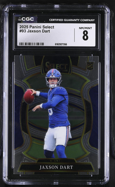 2025 Select #93 Jaxson Dart Concourse CGC 8
